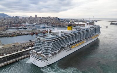 PRIMO SCALO A GENOVA DELLA M/N COSTA TOSCANA