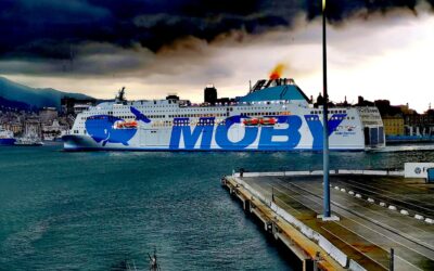 SCALO INAUGURALE A GENOVA DELLA M/N MOBY FANTASY