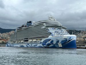 SCALO INAUGURALE A GENOVA DELLA NAVE NORWEGIAN PRIMA